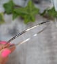 Sterling Silver 2mm Hammered Round Bangle - JBJ5025 - Image 3