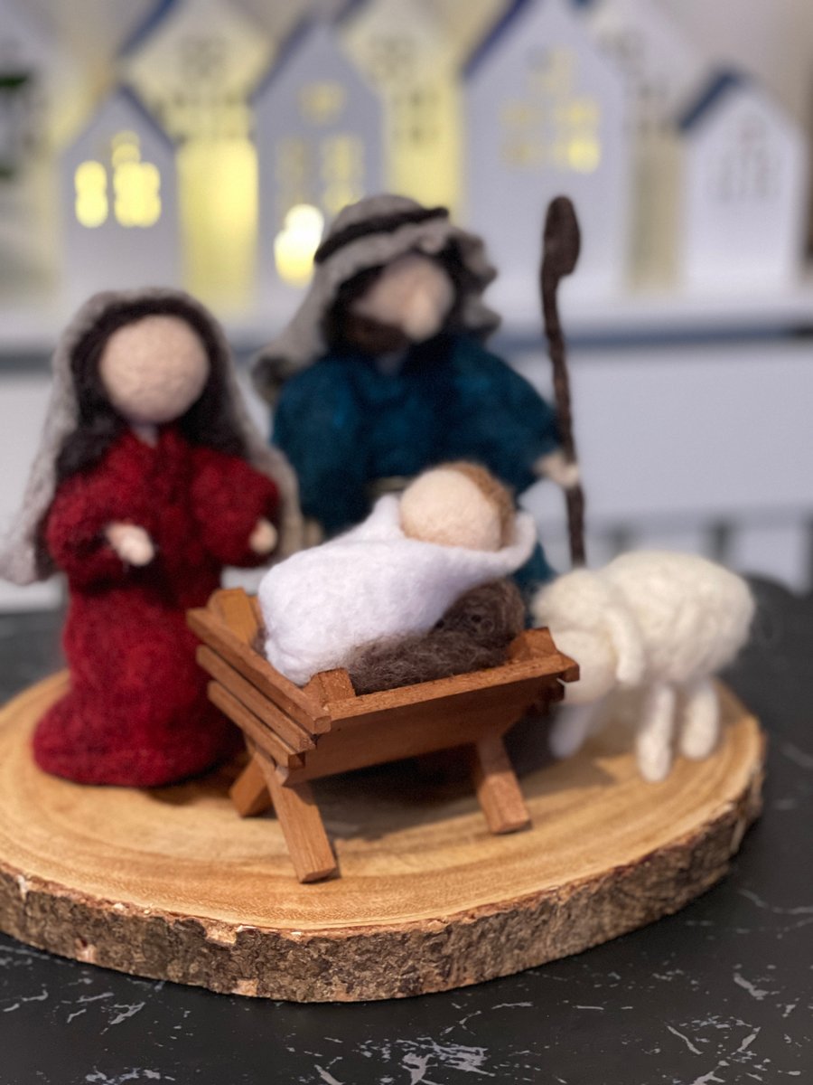 Wool Felt Nativity Scene – Handcrafted with Care