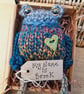 Handmade Knitted Frog named Brook – One of a Kind Frog Ornament Whimsical Gift - Image 3