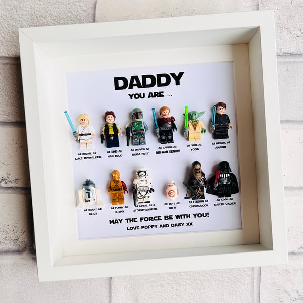 Star Wars Personalised Minifigures Frame (12 figs)