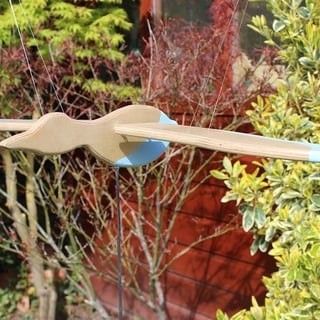 Wooden Flying Bird Mobile