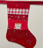 Christmas Stocking Bunting - Red  - Image 8