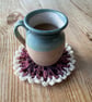 Pretty crocheted coasters or doilies (pair) - Image 2