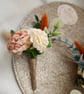 Apricot Haze Brides Bouquet and Buttonhole  - Image 4