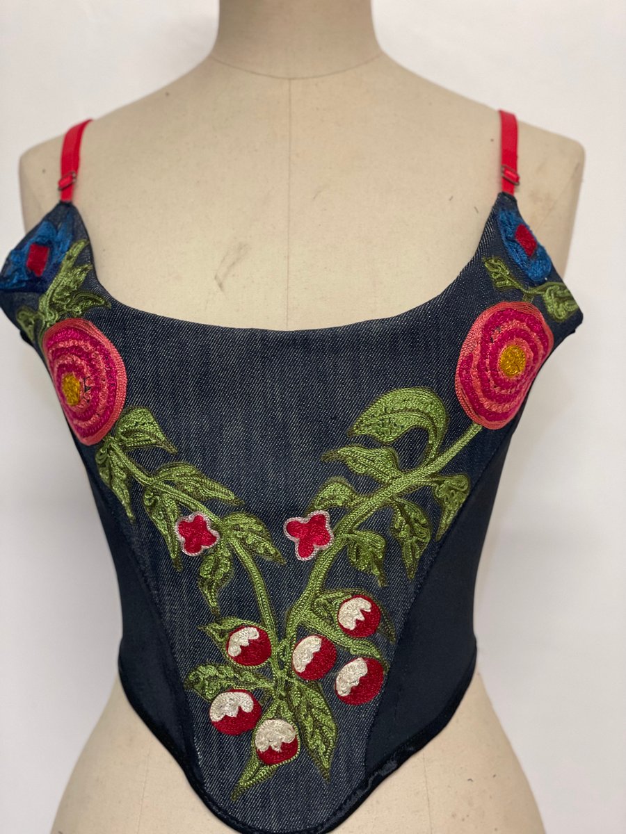 Embroidered Corset