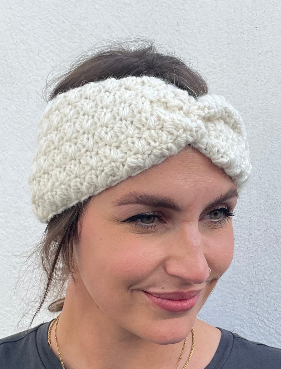 EARWARMERS, headband ' Nature Trail’. Alpaca ,wool . Various shades .