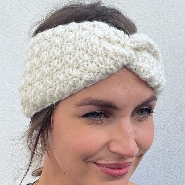 EARWARMERS, headband ' Nature Trail’. Alpaca ,wool . Various shades .