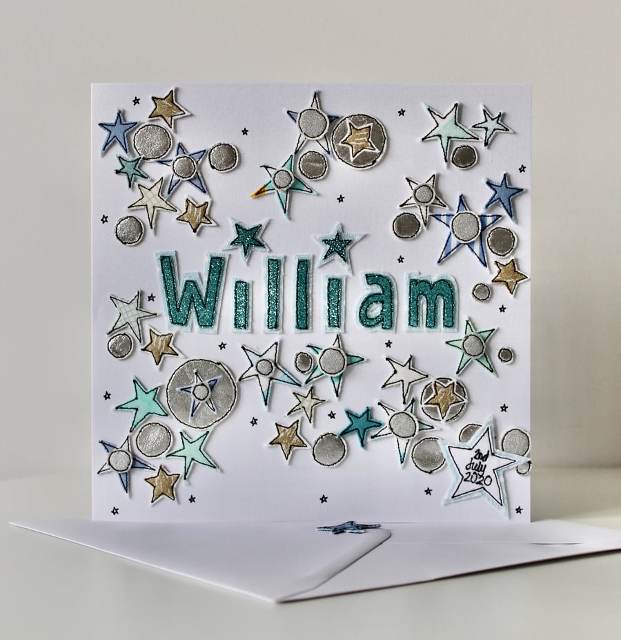 Special Order for A.M. - Personalised Handmade Blank Card
