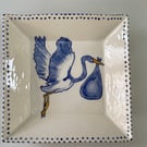 Stork Trinket Dish