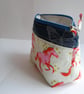 Patterned zipped handmade pouch - Reserved for Marion - Image 5