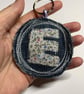 Upcycled denim key ring. Boho E - Image 2