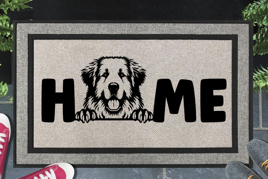 Great Pyrenees Home Door Mat - All Weather Doormat - 45x70cm 