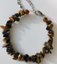 Tigers Eye memory wire bangle - Image 1