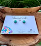 Mint Circle Studs - Micro - Image 7