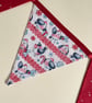 Large bunting with robins - glows in the dark - reversible  - Image 5