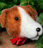 Needle felted dog bauble - Jack Russell terrier - Image 1
