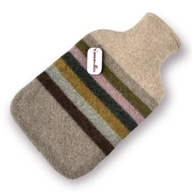 100 % Felted Merino Lambswool Hot water bottle 