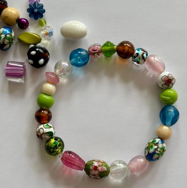 Beautiful Multicolour Beaded Boho Bracelet