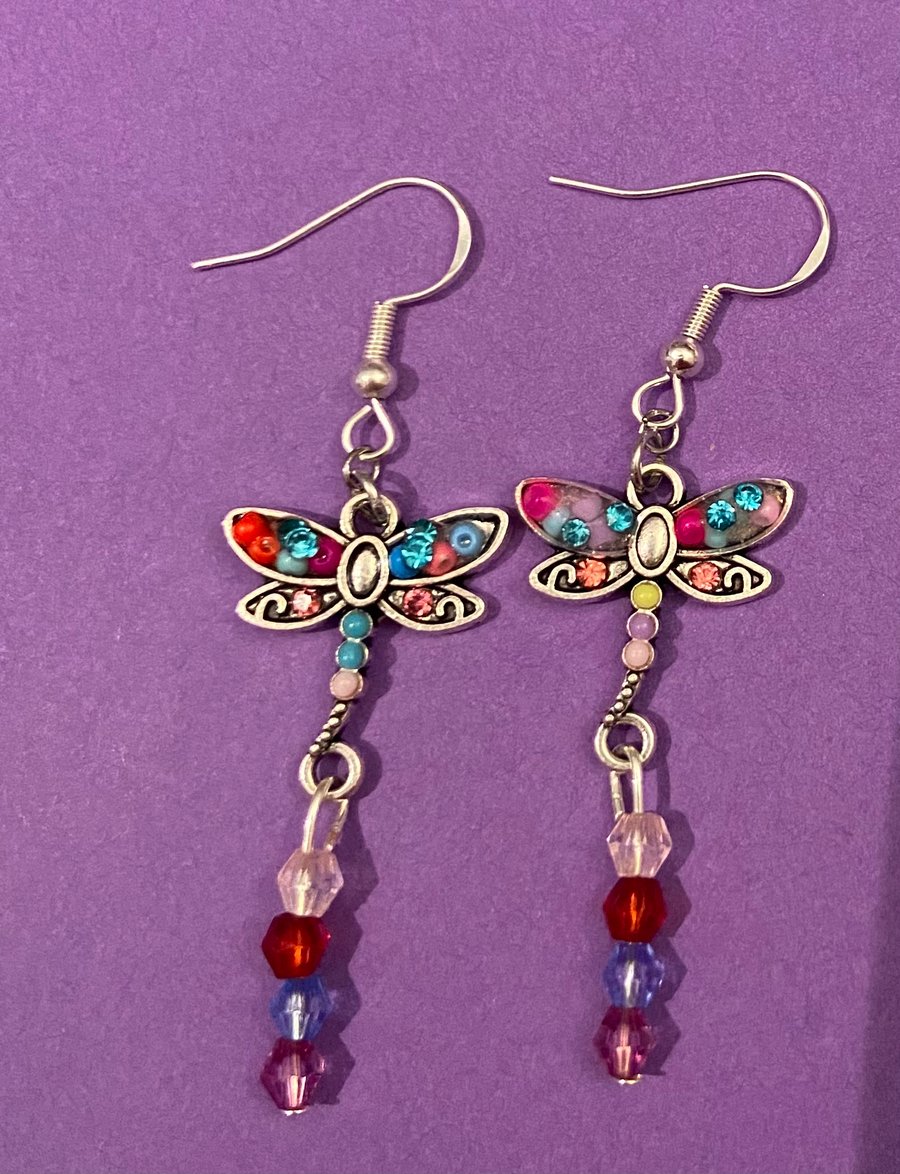 Dragonfly earrings