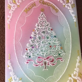 Christmas Tree Parchment Card