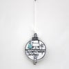 Personalised Wool Felt Christmas Bauble - Hanging Decorations