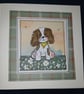 Quirky art handrawn set of 5 beautiful handmade whimsical cute dogs blank cards - Image 3
