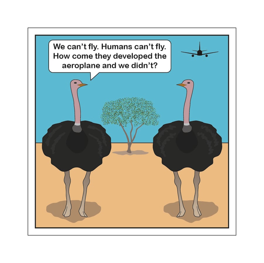 Aeroplane Postcard