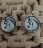 White Unicorn Earrings - Image 2