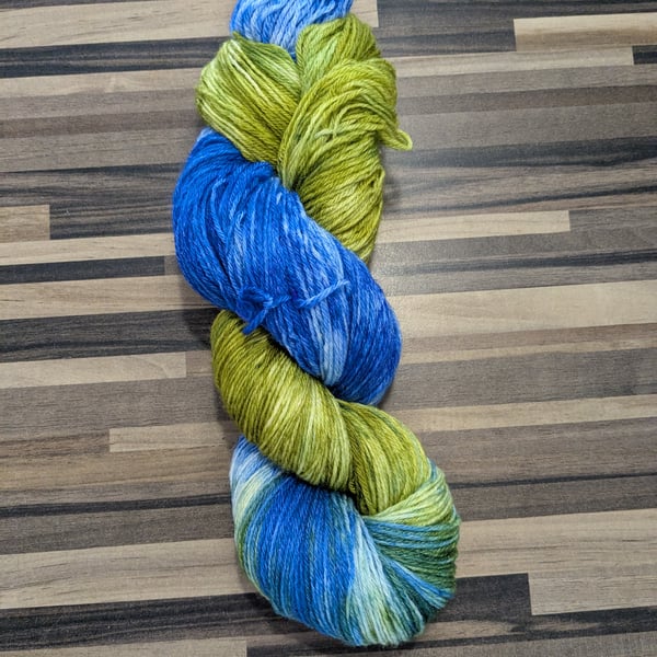 Hand Dyed Sock 4ply Merino Yarn 100g