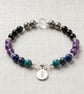Grief & Loss Crystal Bracelet, Emotional Healing, Personalised Gift
