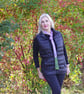 Handmade Felted Wool Decorative Scarf Tie – Lavender Design - Image 8