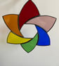 Stained Glass Large Rainbow Star - Image 2