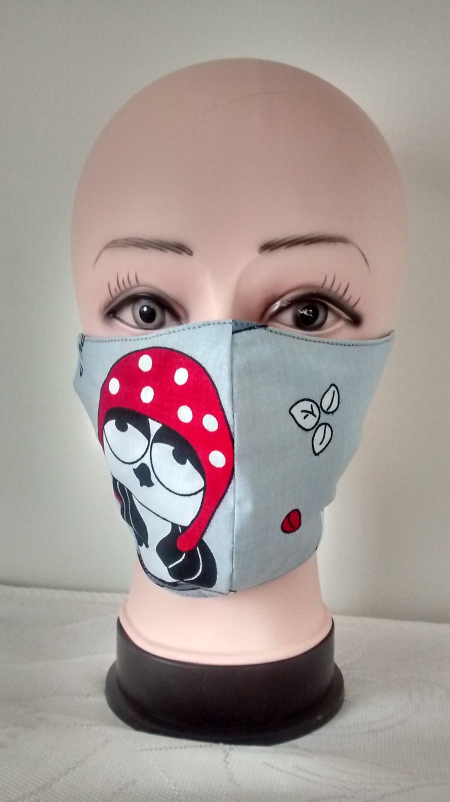 Handmade 3 layers owls reusable adult face mask.
