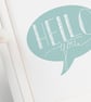 Hello You typographic art print - Image 2