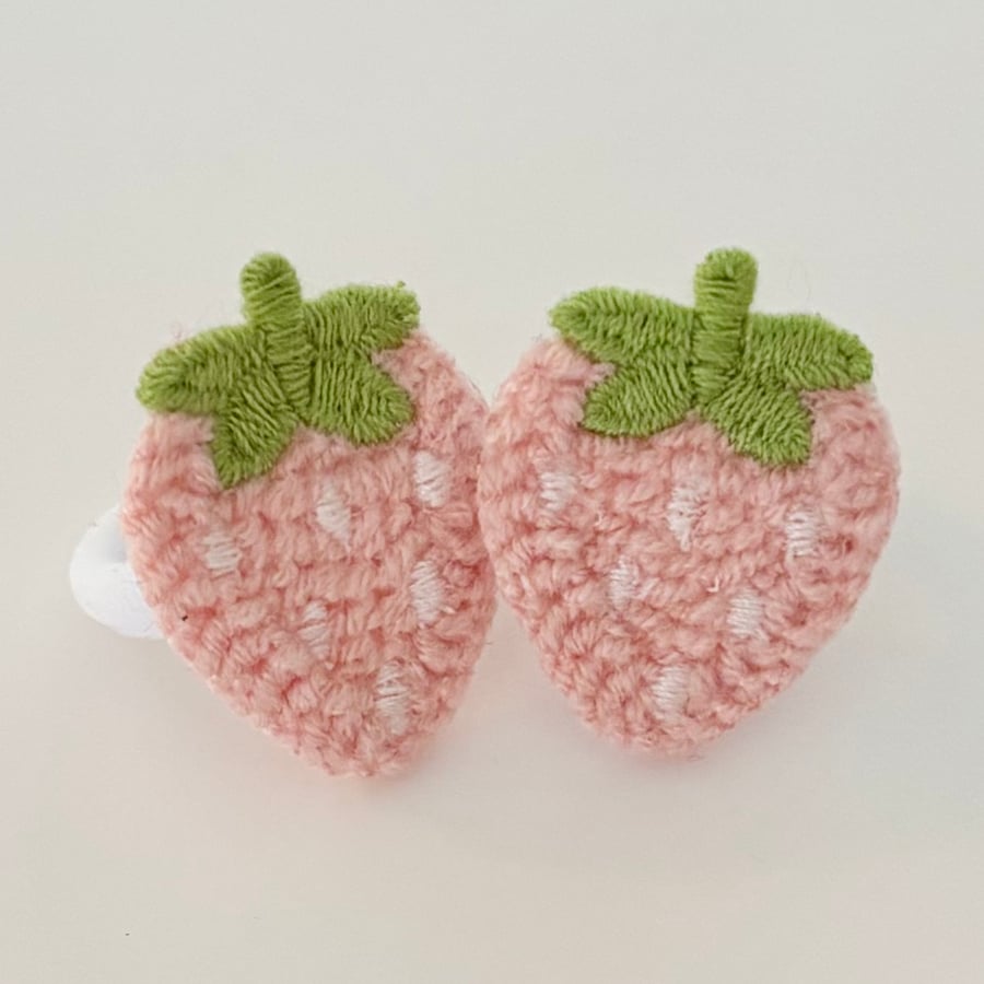 Strawberry Pink Hair Bobbles 