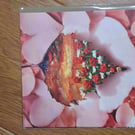 Red roses card