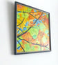 Framed  Oil Painting of Autumn Leaves Square Art  - Image 9