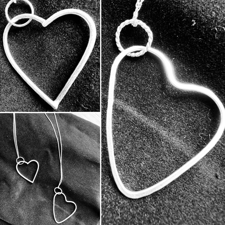Heart shaped pendants