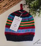 Designer Toddler Knotted Fairisle Hat 1 - 2 years size  - Image 5