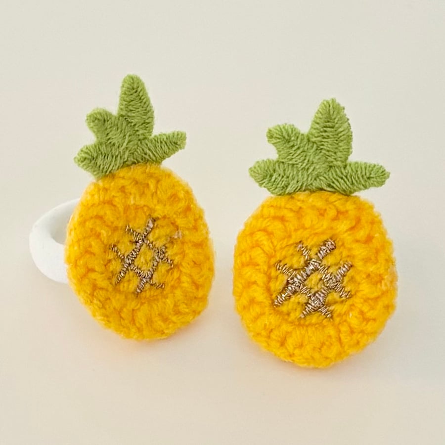Pineapple  Hair Bobbles 