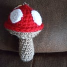 Crochet Mushroom keyrings