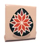 Patterned Egg Fridge Magnet - red and black decorated egg magnetic art - Image 2