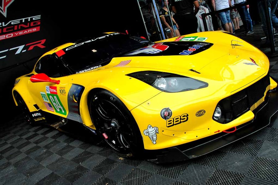 Chevrolet Corvette C7.R no64 Sports Car Photograph Print