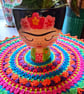 colourful crochet mandala doily - Image 8