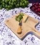 Recycled Wooden Cheese Board Rustic Cutting Board Eco-Friendy Chopping Board THE - Image 1