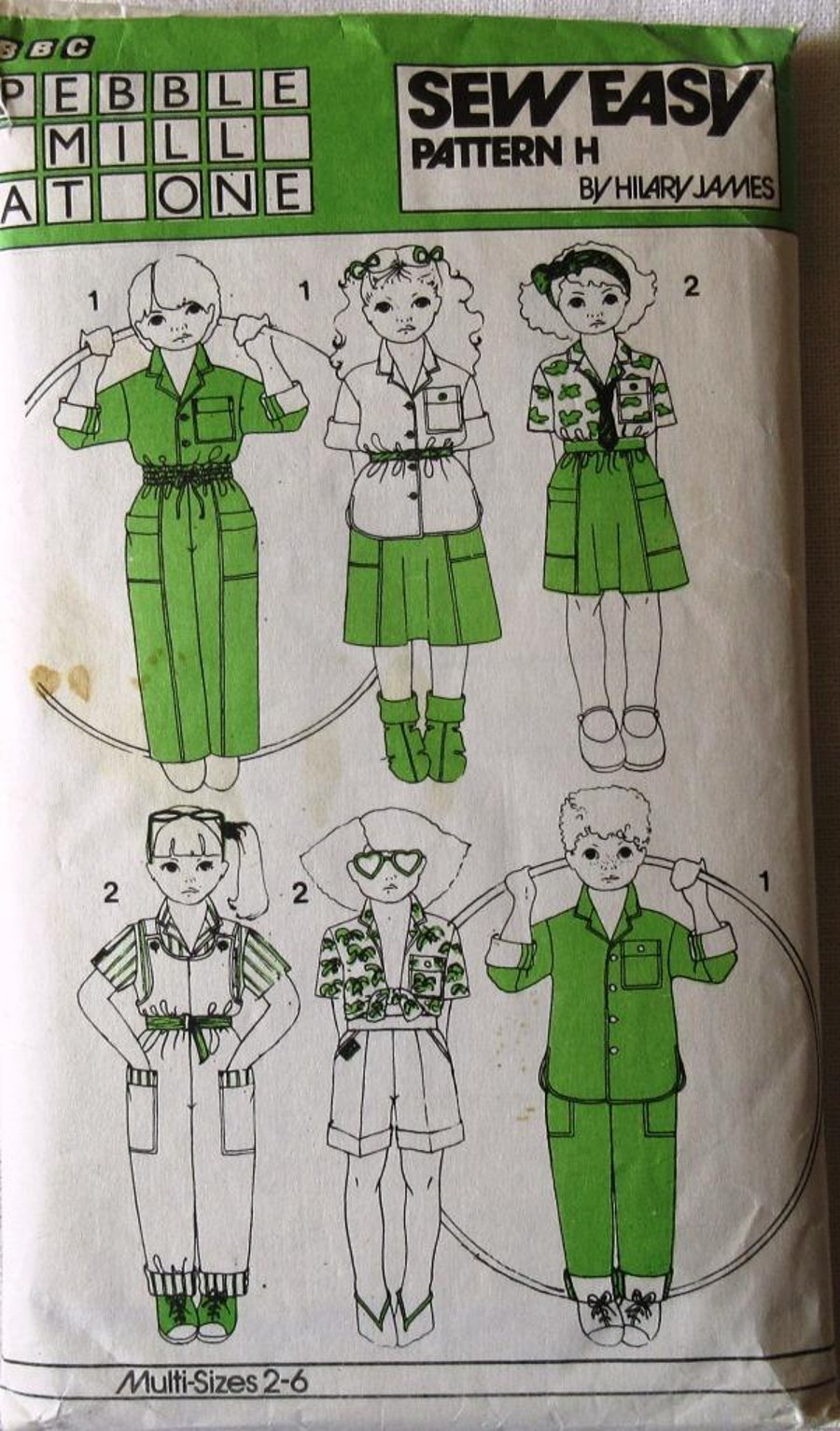 A multisize sewing pattern for a child's wardr... Folksy