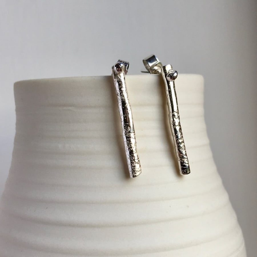 ecosilver twig style studs