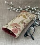 Fabric Glasses Case, Sunglasses Case, Glasses Pouch, Fabric Purse - Image 5