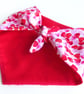 Love Hearts Valentines Dog Bandana - Small - Image 2