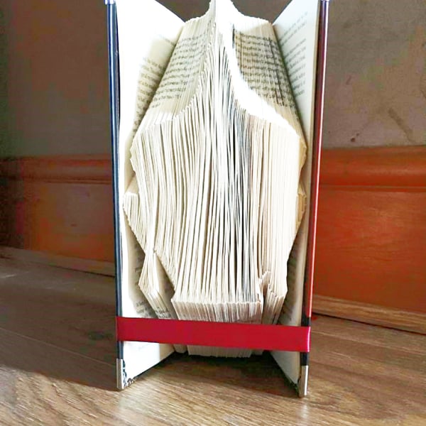 Buddha Head, (female) MMF Book folding Pattern - EMAILED PDF PATTERN